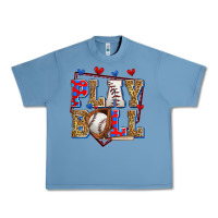 Pebble Blue play ball baseball Urban Heavy Tee - Zillion Design Studio