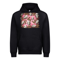 Black Easter Quail Eggs And Leopard Bunny Urban Hoodie - RanaPortraitStore