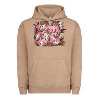 Pigment Burro Easter Quail Eggs And Leopard Bunny Urban Hoodie - RanaPortraitStore