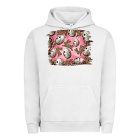 Pigment Lunar Rock Easter Quail Eggs And Leopard Bunny Urban Hoodie - RanaPortraitStore