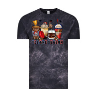 Cloud Black tis' the season american football coffee cups Vintage Tee - Zillion Design Studio