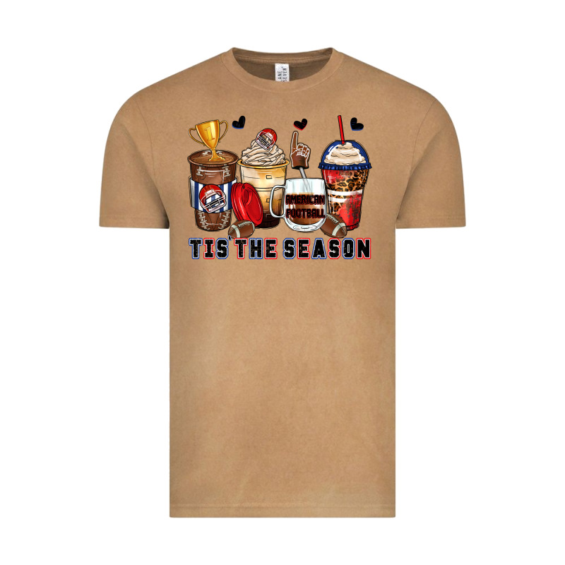 Tis' The Season American Football Coffee Cups Vintage Tee by Zillion Design Studio | Teevron