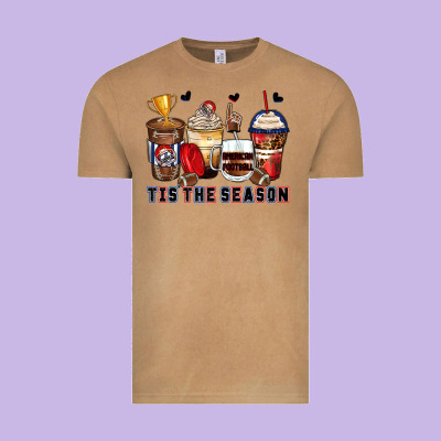 Tis' The Season American Football Coffee Cups Vintage Tee Designed By Zillion Design Studio
