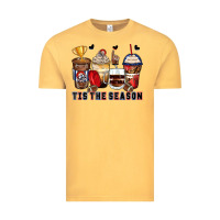 Vintage Mustard tis' the season american football coffee cups Vintage Tee - Zillion Design Studio