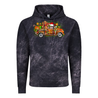 Cloud Black christmas gingerbread truck Vintage Hoodie - Zillion Design Studio