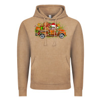 Vintage Coffee christmas gingerbread truck Vintage Hoodie - Zillion Design Studio