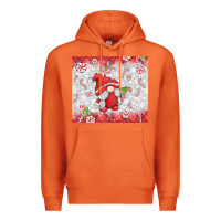 Carrot candy cane gnome Premium Hoodie - MaliasSmallBusiness