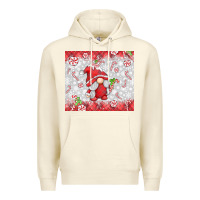 Sandshell candy cane gnome Premium Hoodie - MaliasSmallBusiness