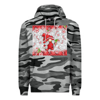 Slate Camo candy cane gnome Premium Hoodie - MaliasSmallBusiness