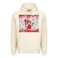 Tofu candy cane gnome Premium Hoodie - MaliasSmallBusiness