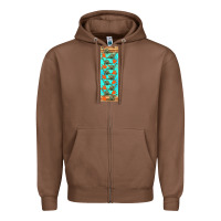 Chestnut dinosaur brontosaurus pen wrap Zipper Hoodie - Artiststas