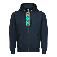 Navy dinosaur brontosaurus pen wrap Zipper Hoodie - Artiststas