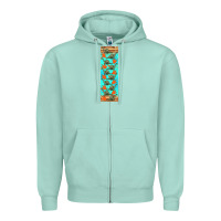Seafoam dinosaur brontosaurus pen wrap Zipper Hoodie - Artiststas