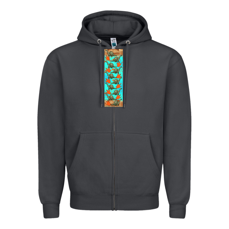 Dinosaur Brontosaurus Pen Wrap Zipper Hoodie by Artiststas | Teevron