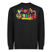 Black school counselor Heavyweight Sweatshirt - Zillion Design Studio