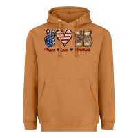 Meerkat Peace Love America Heavyweight Hoodie - Jasminsmagicworld