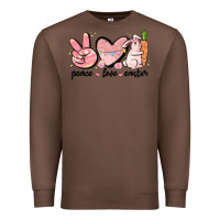 Chestnut peace love easter Premium Sweatshirt - MaliasSmallBusiness