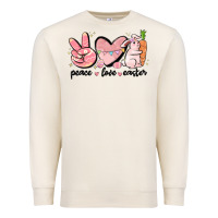 Sandshell peace love easter Premium Sweatshirt - MaliasSmallBusiness