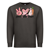 Smoke peace love easter Premium Sweatshirt - MaliasSmallBusiness