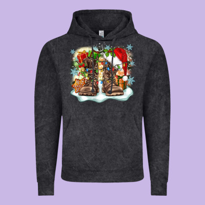 Army Christmas Vintage Hoodie Designed By Zillion Design Studio