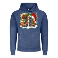 Vintage Denim army christmas Vintage Hoodie - Zillion Design Studio