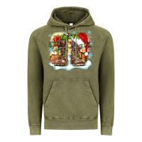 Vintage Olive army christmas Vintage Hoodie - Zillion Design Studio