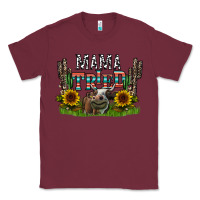 Burgundy mama tried1 Classic Tee - CowhideDigitalArt
