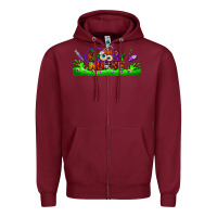 Burgundy one spooky nurse libbey glass Zipper Hoodie - BundleAndBundleShop