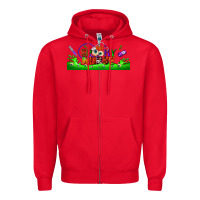 Red one spooky nurse libbey glass Zipper Hoodie - BundleAndBundleShop