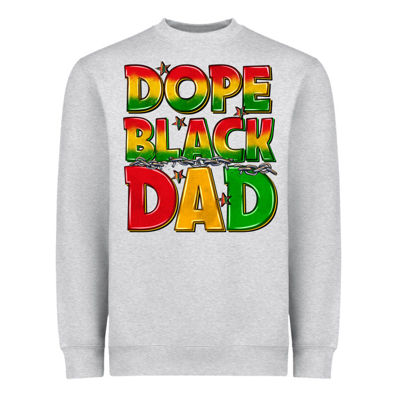 Dope Black Dad With Stars Heavyweight Sweatshirt by texasbilliewilder | Teevron
