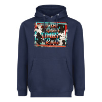 Navy let the good times roll Heavyweight Hoodie - Jasminsmagicworld