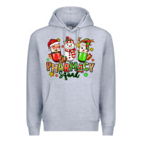 Heather Grey christmas pharmacy squad Premium Hoodie - MaliasSmallBusiness