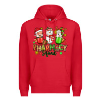 Red christmas pharmacy squad Premium Hoodie - MaliasSmallBusiness