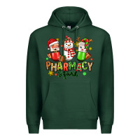Sports Green christmas pharmacy squad Premium Hoodie - MaliasSmallBusiness