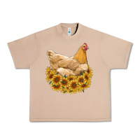 Burro chicken with sunflowers Urban Heavy Tee - RanaPortraitStore