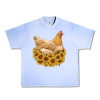 Grape Ice chicken with sunflowers Urban Heavy Tee - RanaPortraitStore
