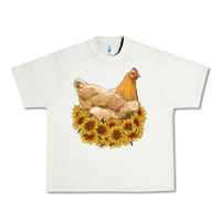 Pistachio chicken with sunflowers Urban Heavy Tee - RanaPortraitStore