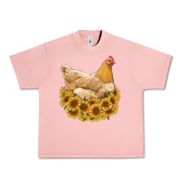 Salmon chicken with sunflowers Urban Heavy Tee - RanaPortraitStore