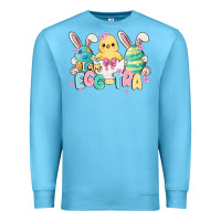 Ocean Blue i am eggtra Premium Sweatshirt - MaliasSmallBusiness