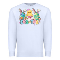 White i am eggtra Premium Sweatshirt - MaliasSmallBusiness