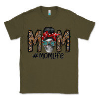 Army Green mom life Classic Tee - CowhideDigitalArt