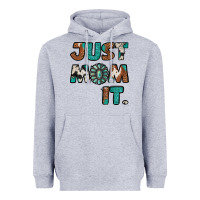 Heather Grey Just Mom It Heavyweight Hoodie - Jasminsmagicworld