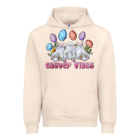 Sandshell Easter Vibes with Bunny and Eggs Urban Hoodie - RanaPortraitStore
