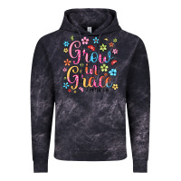 Cloud Black grow in grace Vintage Hoodie - texasbilliewilder