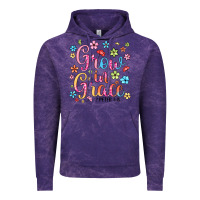 Cloud Purple grow in grace Vintage Hoodie - texasbilliewilder