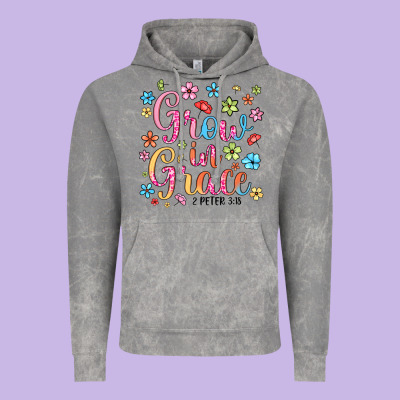 Grow In Grace Vintage Hoodie Designed By Texasbilliewilder