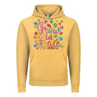 Vintage Mustard grow in grace Vintage Hoodie - texasbilliewilder