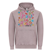 Vintage Zinc grow in grace Vintage Hoodie - texasbilliewilder