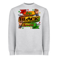 Heather Grey dope black therapist juneteenth Heavyweight Sweatshirt - texasbilliewilder