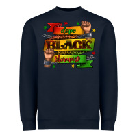 Navy dope black therapist juneteenth Heavyweight Sweatshirt - texasbilliewilder